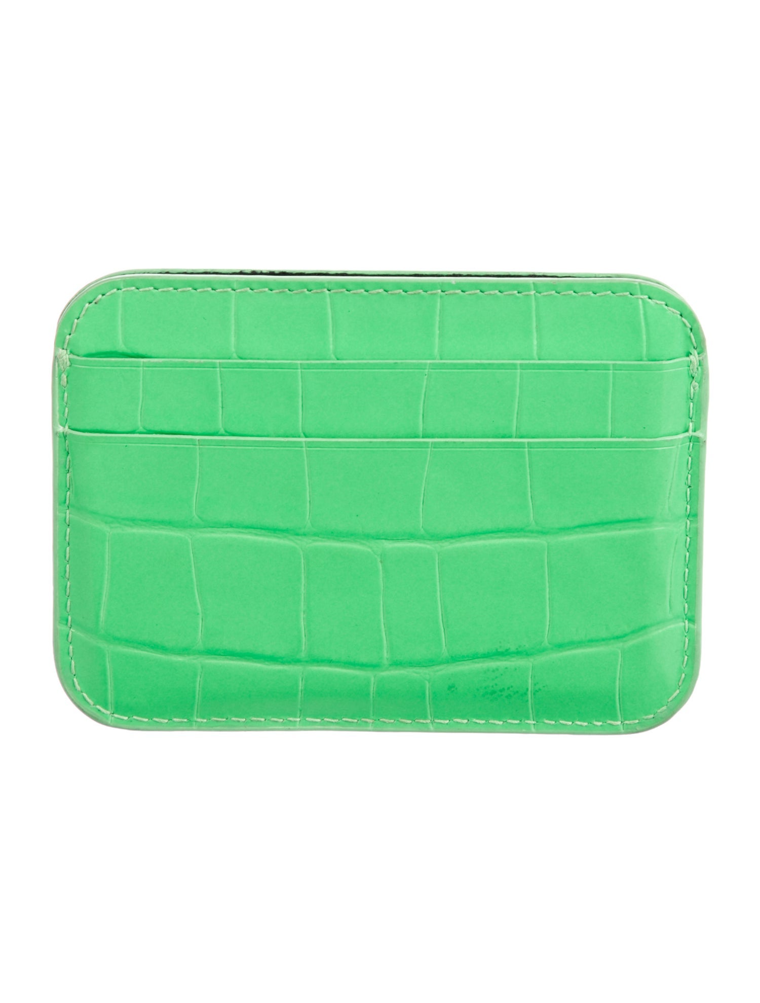 Balenciaga 2021 Embossed Leather Compact Wallet
